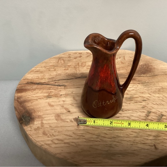 Ceramic Crafted Mini Pouring Pitcher - Vase - Decor Piece - Ottawa logo - Nice - Picture 10 of 12